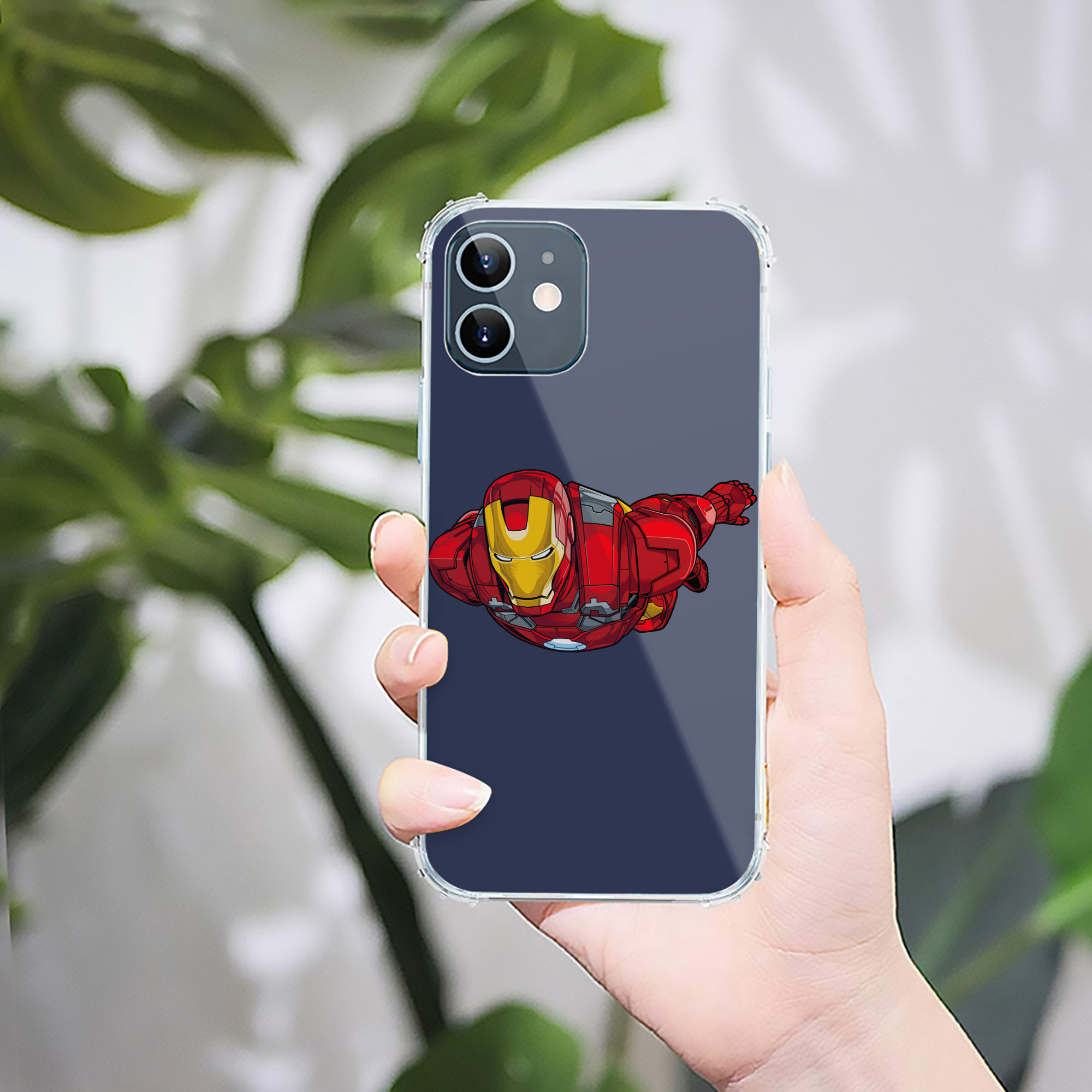 （画像用） アベンジャーズ The Avengers 【iPhone 12シリーズ対応】透明スマホケース（クリアソフトケース）
